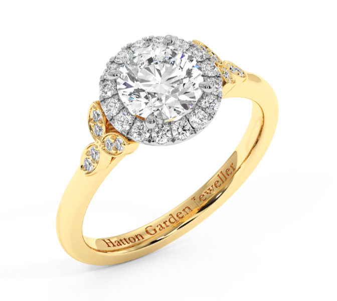 Halo Engagement Ring
